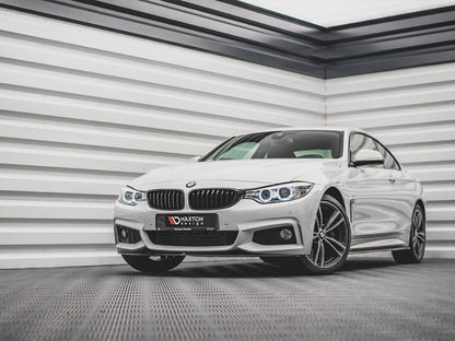 Maxton Design Front Splitter V.2 BMW 4 Coupe / Gran Coupe / Cabrio M-Pack F32 / F36 / F33