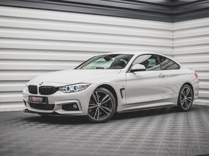 Maxton Design Front Splitter V.2 BMW 4 Coupe / Gran Coupe / Cabrio M-Pack F32 / F36 / F33