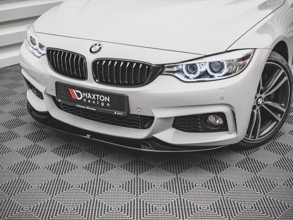Maxton Design Front Splitter V.2 BMW 4 Coupe / Gran Coupe / Cabrio M-Pack F32 / F36 / F33