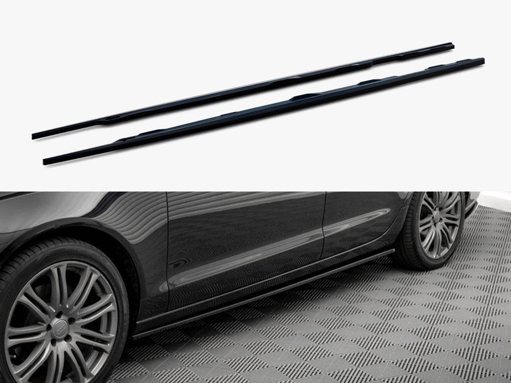 Maxton Design Side Skirts Diffusers V.2 Audi A6 C7