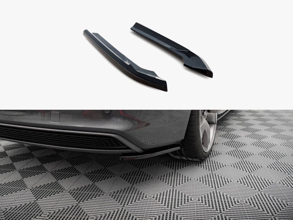Maxton Design Rear Side Splitters V.2 Audi A4 S-Line Avant B8 Facelift