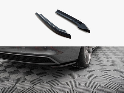 Maxton Design Rear Side Splitters V.2 Audi A4 S-Line Avant B8 Facelift