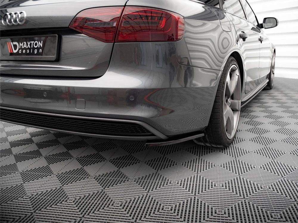 Maxton Design Rear Side Splitters V.2 Audi A4 S-Line Avant B8 Facelift