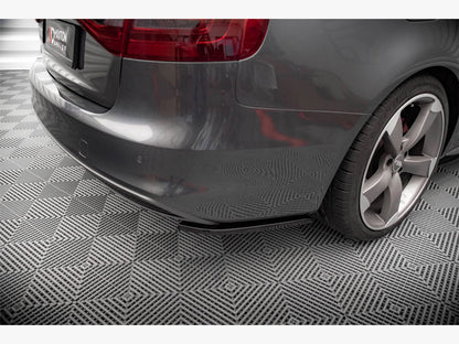 Maxton Design Rear Side Splitters V.2 Audi A4 S-Line Avant B8 Facelift