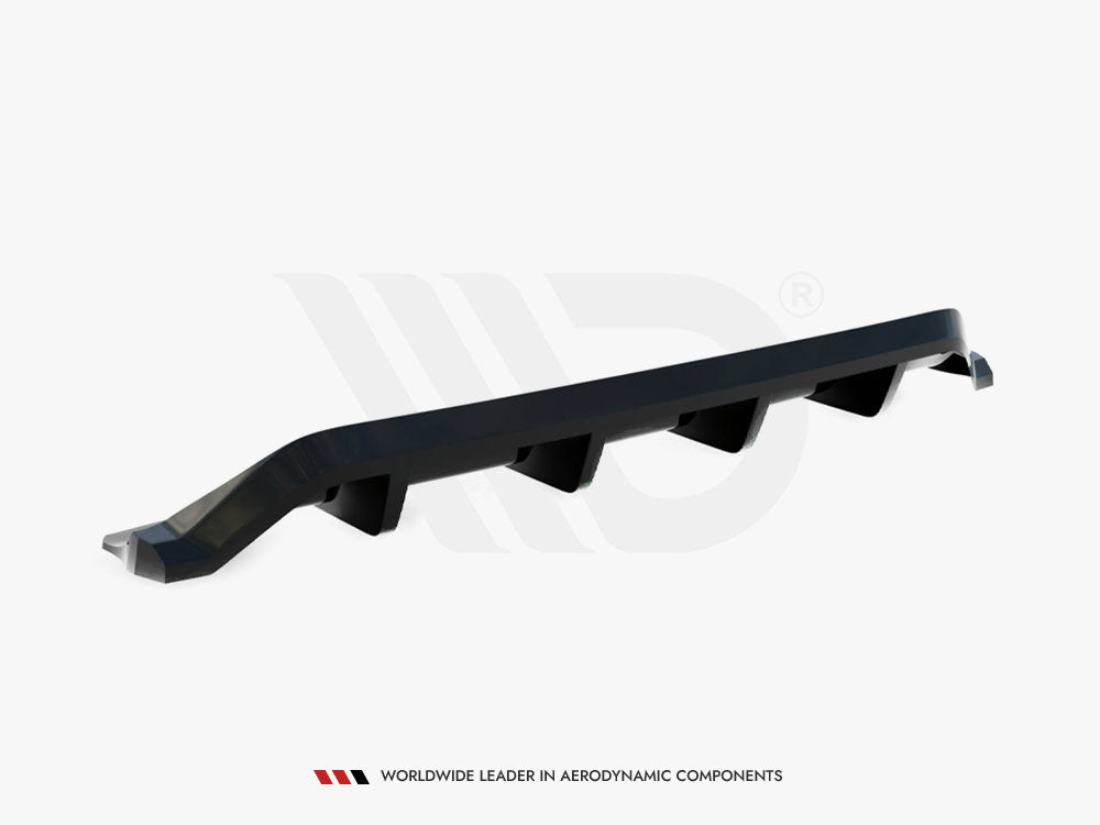 Maxton Design Central Rear Splitter (Vertical Bars) Chrysler 300 Mk2