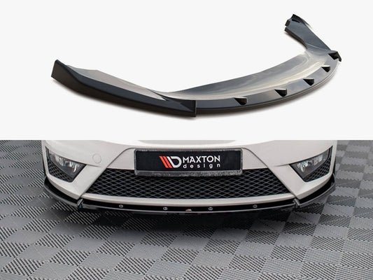 Maxton Design Front Splitter V.2 Seat Ibiza FR SC Mk4 Facelift
