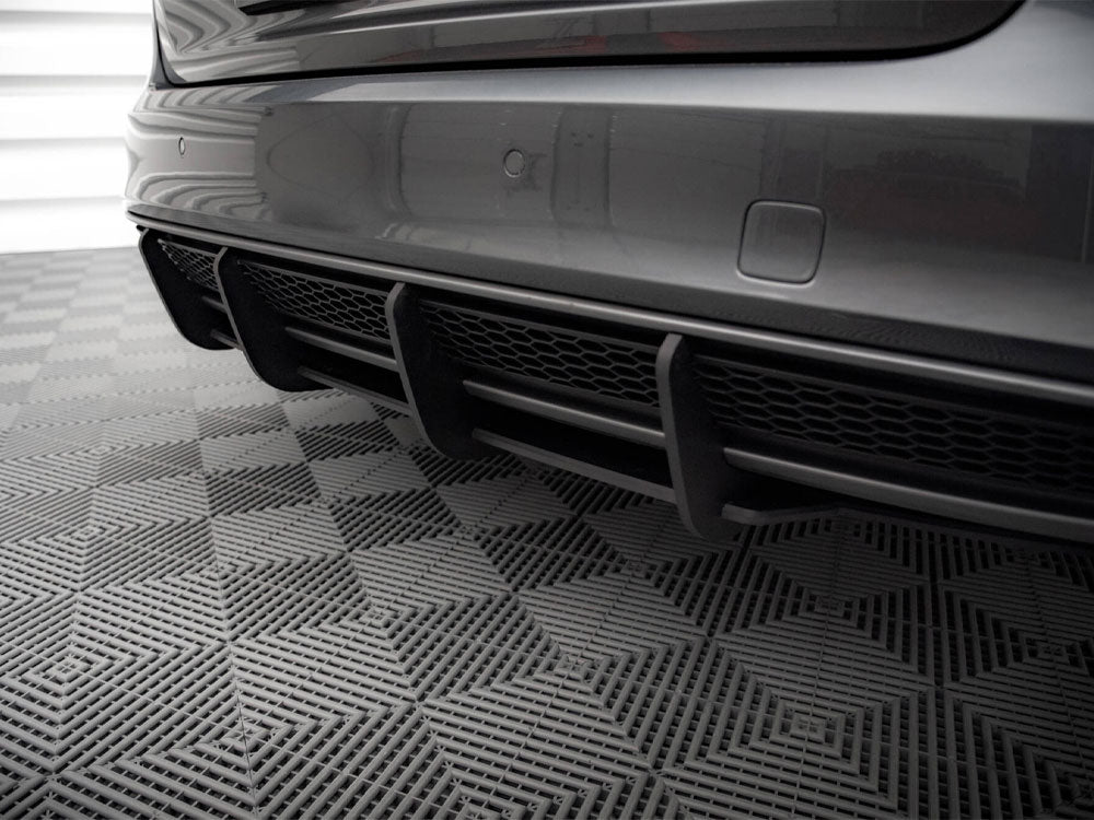 Maxton Design Street PRO Rear Diffuser Audi A4 S-Line B8 Facelift