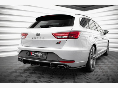 Maxton Design Rear Side Splitters V.1 Seat Leon Cupra Sportstourer Mk3