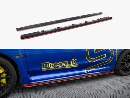 Maxton Design Side Skirts Diffusers V.2 Subaru WRX STI