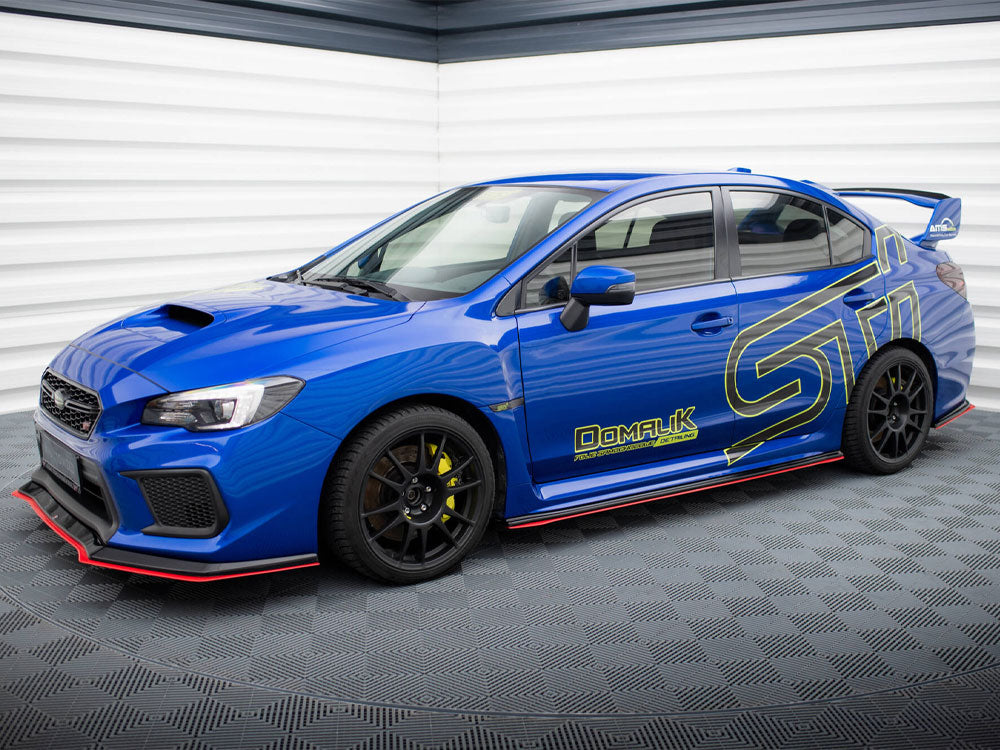 Maxton Design Side Skirts Diffusers V.2 Subaru WRX STI