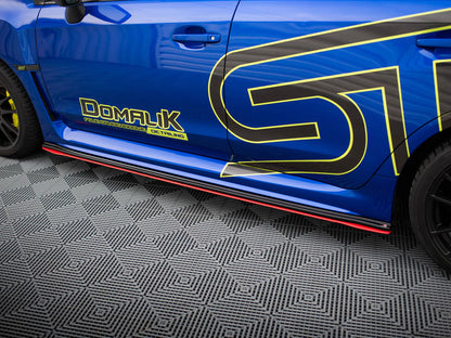Maxton Design Side Skirts Diffusers V.2 Subaru WRX STI
