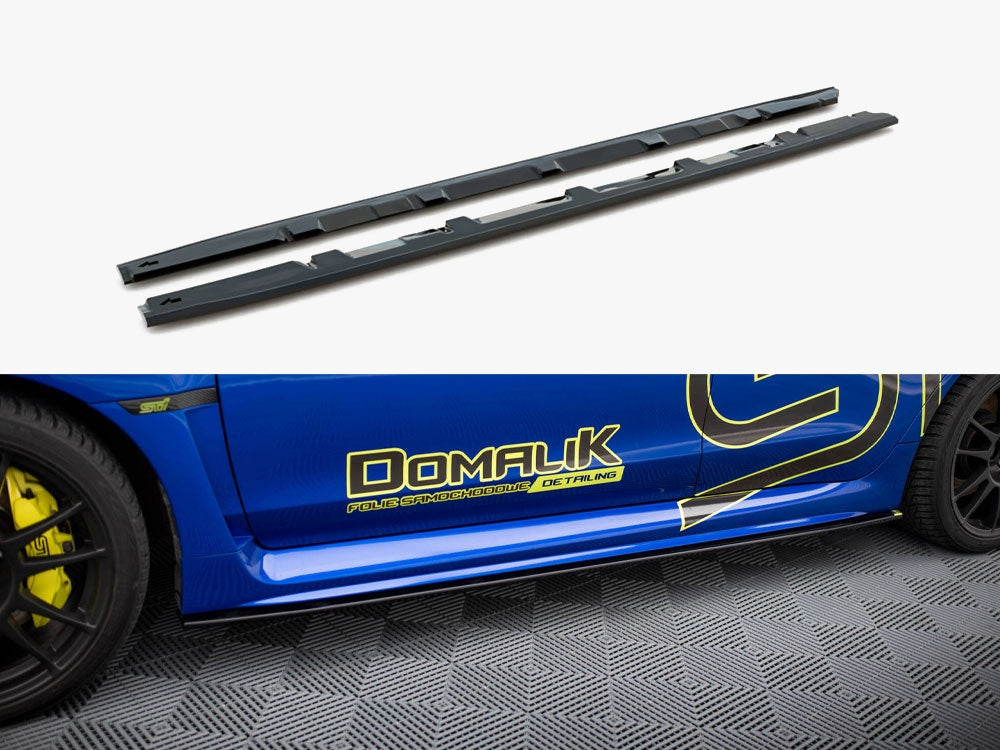 Maxton Design Side Skirts Diffusers V.2 Subaru WRX STI Mk1
