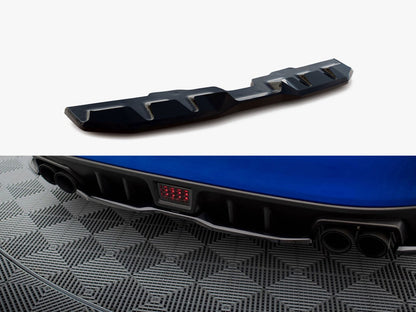 Maxton Design Central Rear Splitter V.2 Subaru WRX STI Mk1