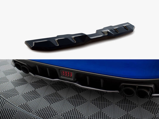 Maxton Design Central Rear Splitter V.2 Subaru WRX STI Mk1