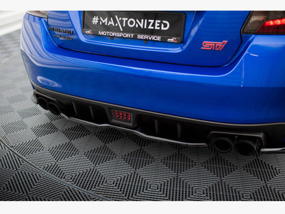 Maxton Design Central Rear Splitter V.2 Subaru WRX STI Mk1