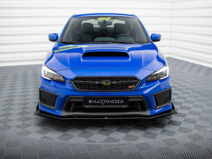Maxton Design Street PRO Front Splitter + Flaps Subaru WRX STI Mk1 Facelift