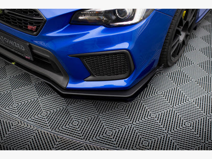 Maxton Design Street PRO Front Splitter + Flaps Subaru WRX STI Mk1 Facelift