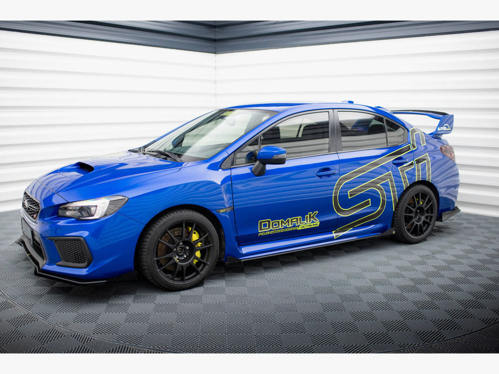 Maxton Design Street PRO Side Skirts Diffusers + Flaps Subaru WRX STI Mk1
