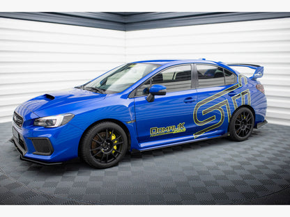 Maxton Design Street PRO Side Skirts Diffusers + Flaps Subaru WRX STI Mk1