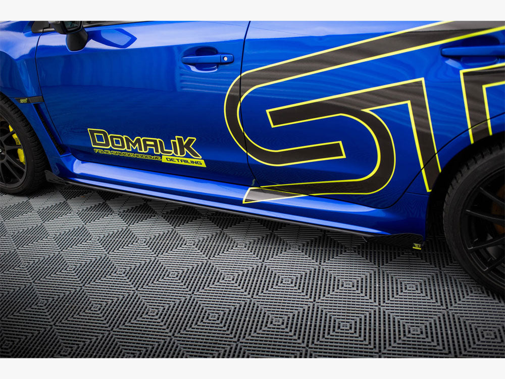 Maxton Design Street PRO Side Skirts Diffusers + Flaps Subaru WRX STI Mk1
