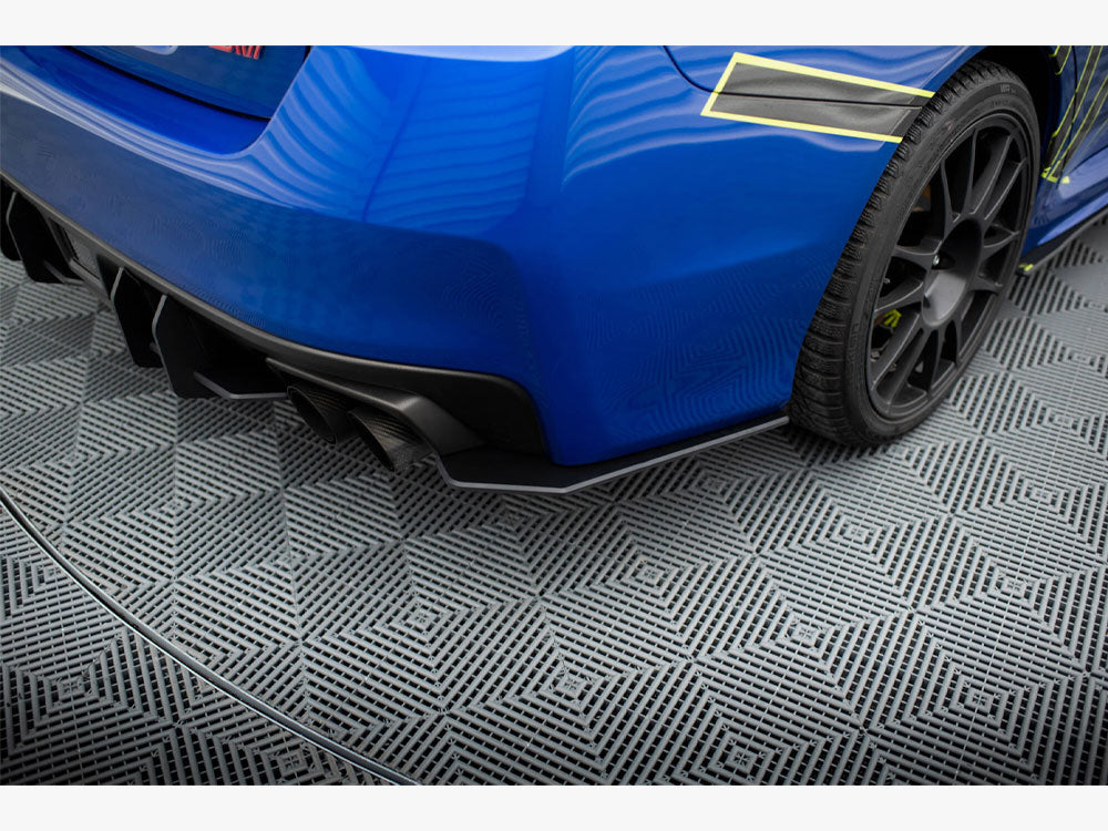 Maxton Design Street Pro Rear Side Splitters Subaru WRX STI Mk1