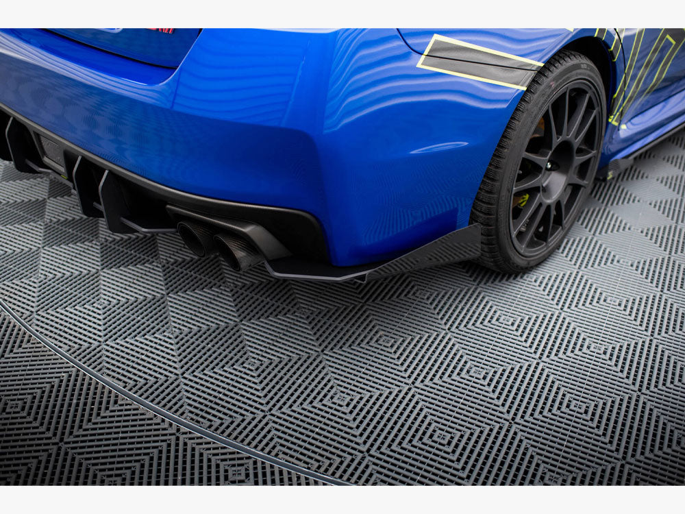 Maxton Design Street Pro Rear Side Splitters + Flaps Subaru WRX STI Mk1