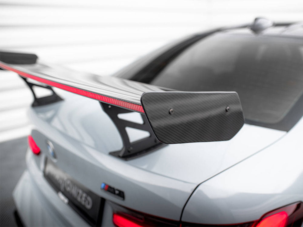 Maxton Design Carbon Spoiler With Internal Brackets Uprights + LED BMW M3 G80 / M340i G20 / 3 M-Pack G20 / 3 Standard G20
