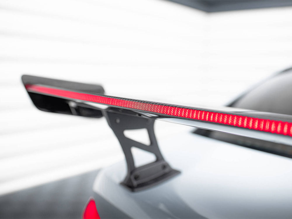 Maxton Design Carbon Spoiler With Internal Brackets Uprights + LED BMW M3 G80 / M340i G20 / 3 M-Pack G20 / 3 Standard G20