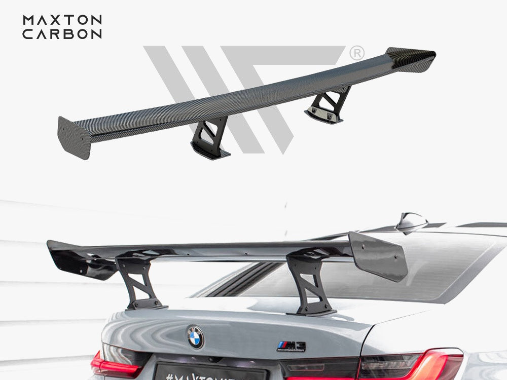 Maxton Design Carbon Spoiler With Internal Brackets Uprights BMW M3 G80 / M340i G20 / 3 M-Pack G20 / 3 Standard G20