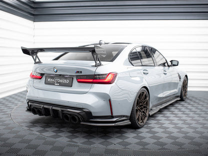Maxton Design Carbon Spoiler With External Brackets Uprights BMW M3 G80 / M340i G20 / 3 M-Pack G20 / 3 Standard G20