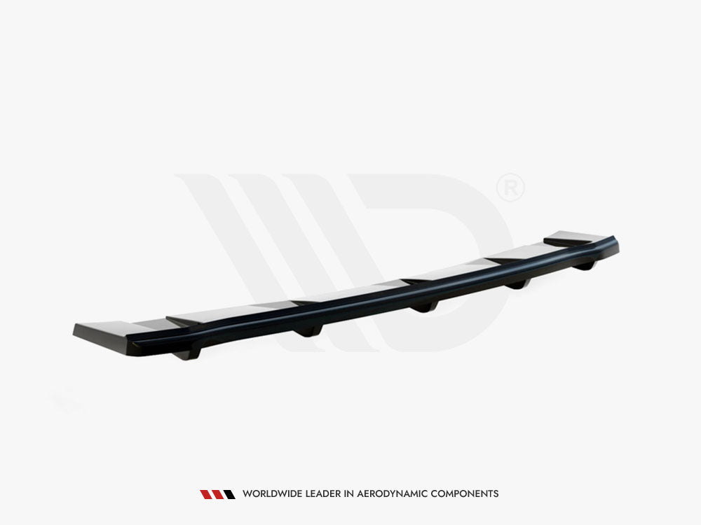 Maxton Design Central Rear Splitter (Vertical Bars) Audi A5 S-Line F5 Coupe / Sportback