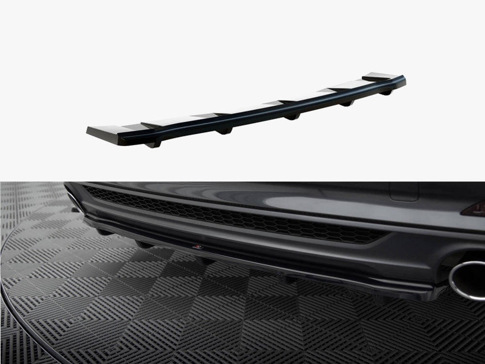 Maxton Design Central Rear Splitter (Vertical Bars) Audi A5 S-Line F5 Coupe / Sportback