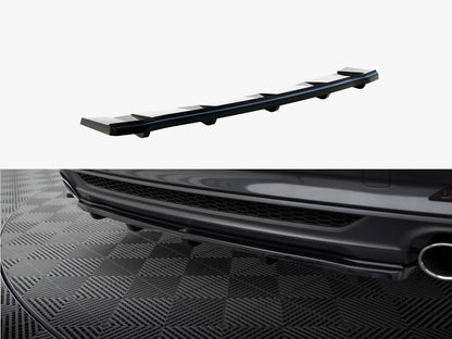 Maxton Design Central Rear Splitter (Vertical Bars) Audi A5 S-Line F5 Coupe / Sportback