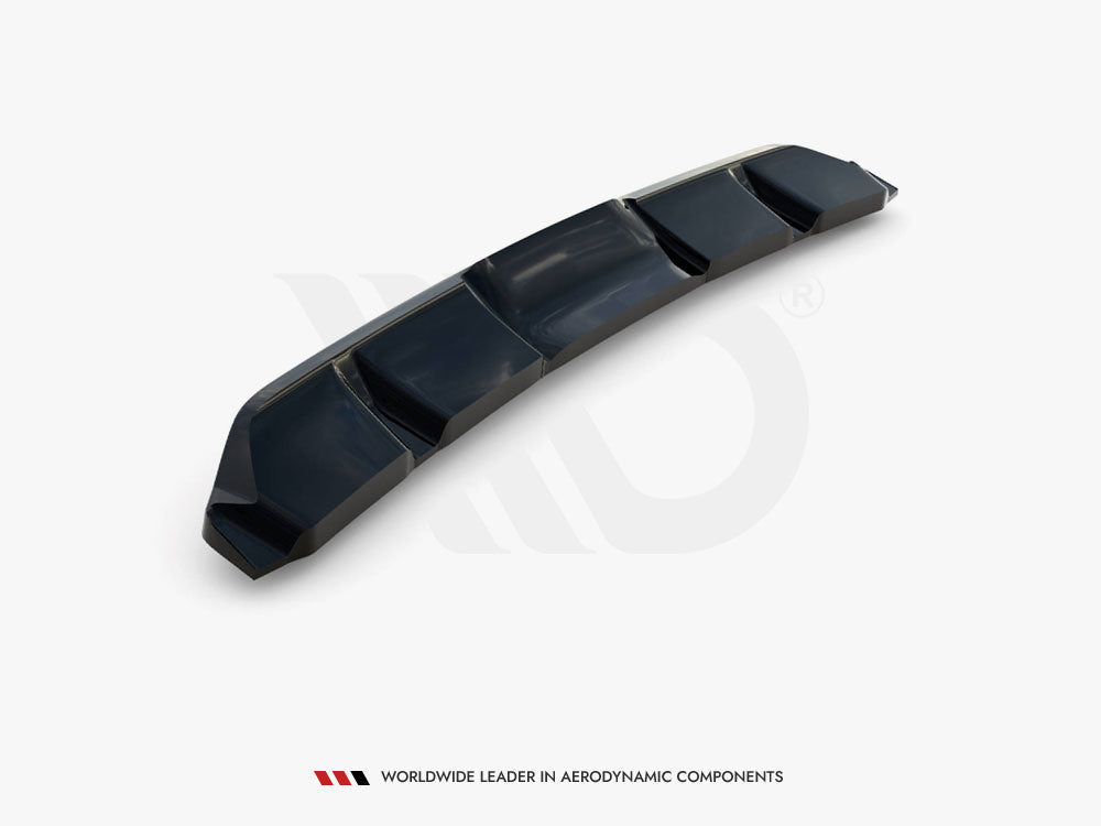 Maxton Design Central Rear Splitter (Vertical Bars) Kia Ceed GT Mk3 Facelift