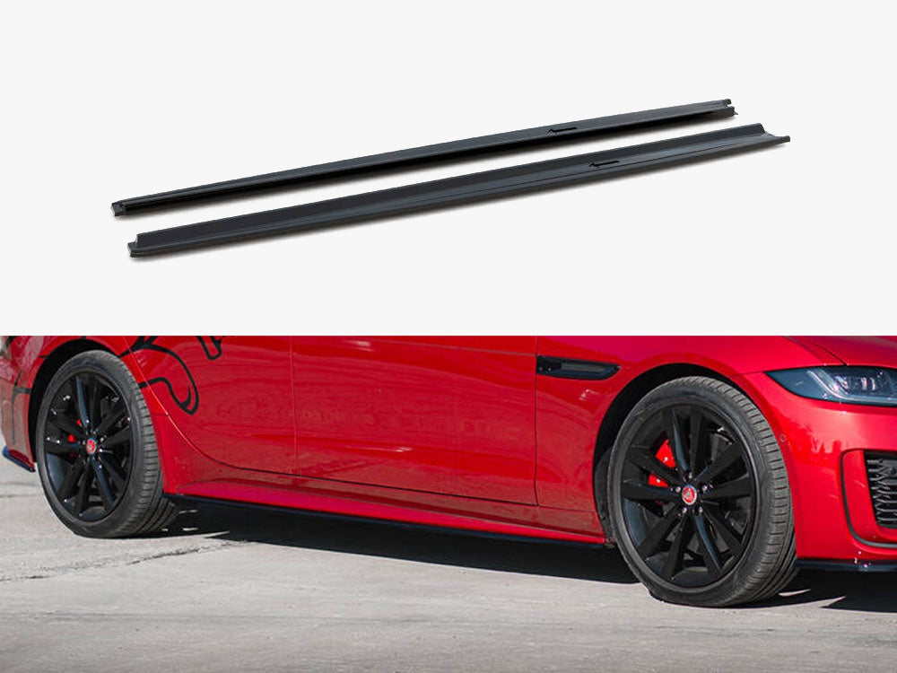 Maxton Design Side Skirts Diffusers Jaguar XE R-Dynamic X760 Facelift