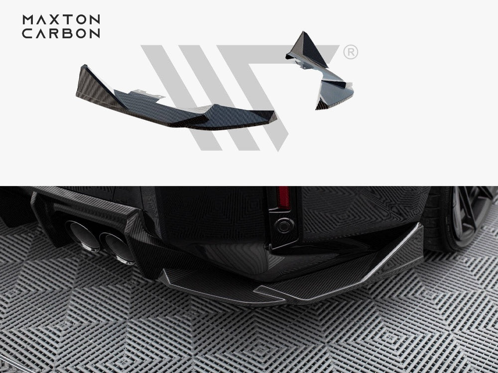 Maxton Design Carbon Fiber Rear Side Splitters BMW M2 G87
