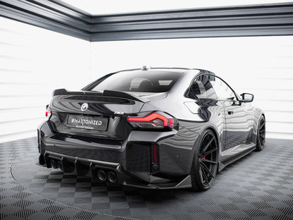 Maxton Design Carbon Fiber Rear Side Splitters BMW M2 G87