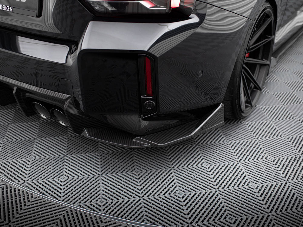 Maxton Design Carbon Fiber Rear Side Splitters BMW M2 G87