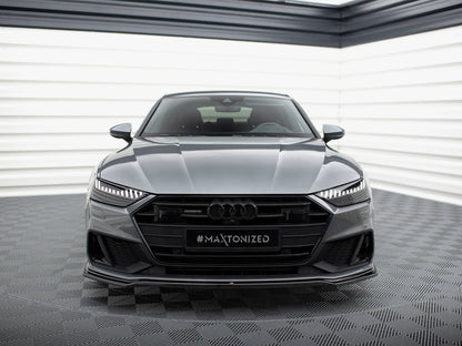 Maxton Design Front Splitter V.1 Audi A7 S-Line C8 / S7 C8 / C8 Facelift / S7 Facelift