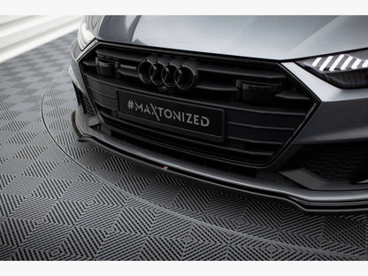 Maxton Design Front Splitter V.1 Audi A7 S-Line C8 / S7 C8 / C8 Facelift / S7 Facelift