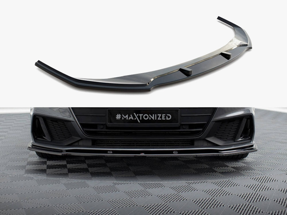 Maxton Design Front Splitter V.2 Audi A7 S-Line C8 / S7 C8 / C8 Facelift / S7 Facelift