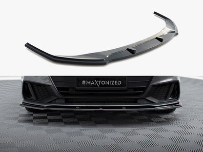 Maxton Design Front Splitter V.2 Audi A7 S-Line C8 / S7 C8 / C8 Facelift / S7 Facelift