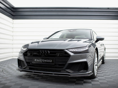 Maxton Design Front Splitter V.2 Audi A7 S-Line C8 / S7 C8 / C8 Facelift / S7 Facelift