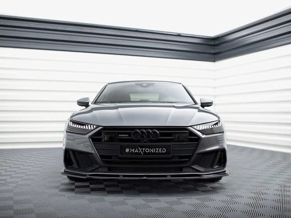 Maxton Design Front Splitter V.2 Audi A7 S-Line C8 / S7 C8 / C8 Facelift / S7 Facelift