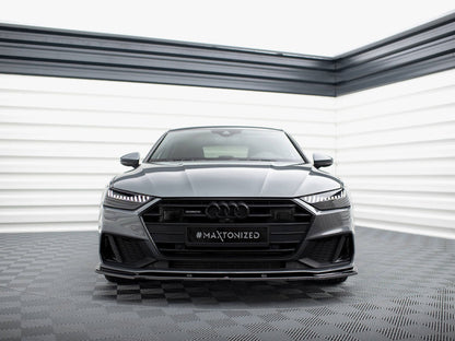 Maxton Design Front Splitter V.2 Audi A7 S-Line C8 / S7 C8 / C8 Facelift / S7 Facelift