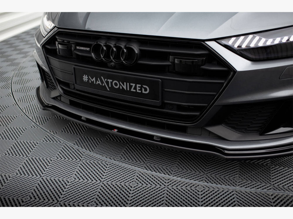 Maxton Design Front Splitter V.2 Audi A7 S-Line C8 / S7 C8 / C8 Facelift / S7 Facelift