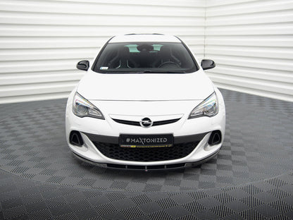 Maxton Design Front Splitter Opel Astra J OPC / VXR Nurburg - Carbon Look