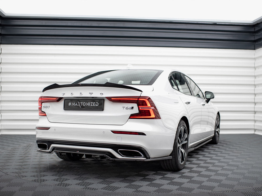 Maxton Design Rear Splitter (Vertical Bars) Volvo S60 / V60 R-Design Mk3