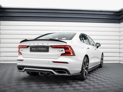 Maxton Design Rear Splitter (Vertical Bars) Volvo S60 / V60 R-Design Mk3