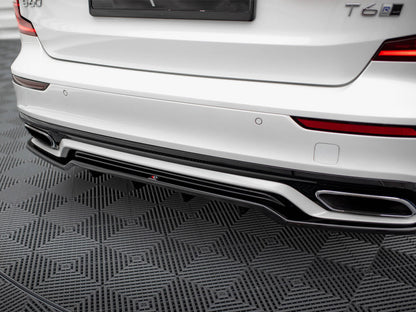 Maxton Design Rear Splitter (Vertical Bars) Volvo S60 / V60 R-Design Mk3